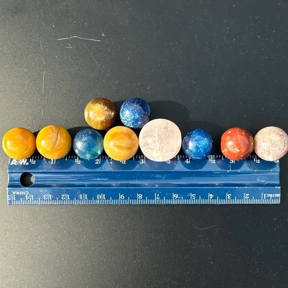 Colorful Stone Sphere Set - Picture 9 of 16